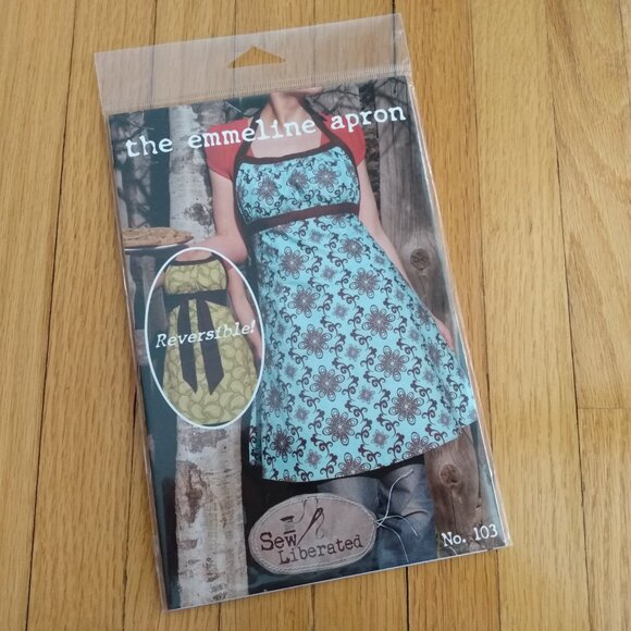 Reversible Apron Sewing Pattern UNCUT Baking Cooking Kitchen - Picture 9 of 9